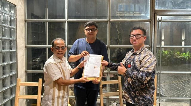 Perwakilan HGI bersama Pengprov PORDI Jatim. (FOTO: HGI)