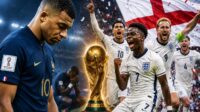 Prancis vs Inggris 4-6: Mbappe Pecahkan Rekor Piala Dunia, tapi Inggris yang Berpesta